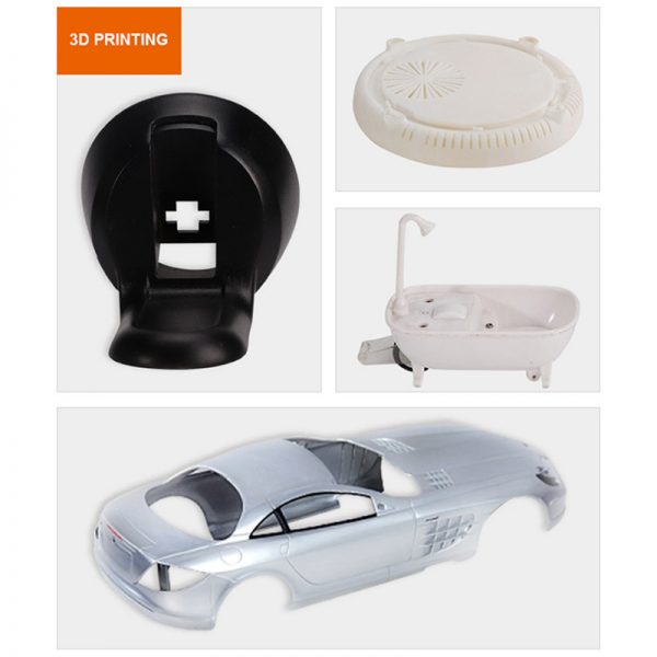 China 3D printing service rapid prototype manufacturer SLA SLS FDM SLM fast prototype factory ABS PC nylon resin metal printing - Image 2