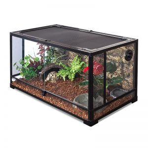 Reptile terrarium factory China detachable reptile habitat turtle tortoise lizard chameleon leopard gecko glass tank dismountable