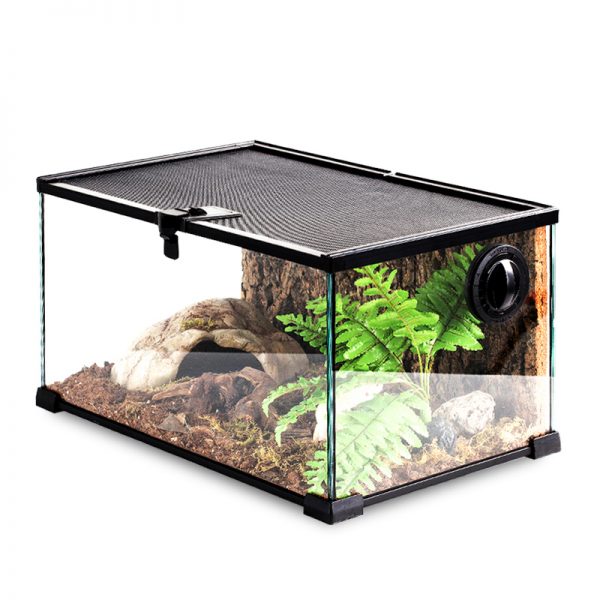 China reptile terrarium factory water proof sliding top cover mesh cover pet box manufacturer lizard snake chameleon pet