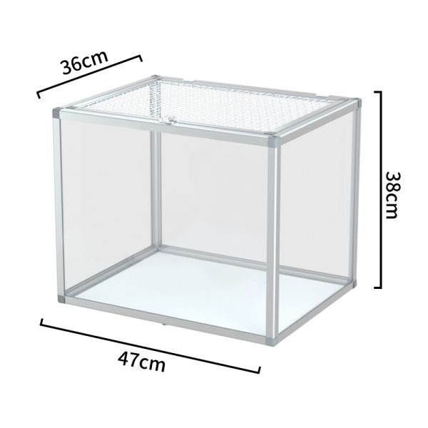 Reptile terrarium knock down dismountable acrylic rearing tank for golden hamster customized rearing box transparent in China - Image 3