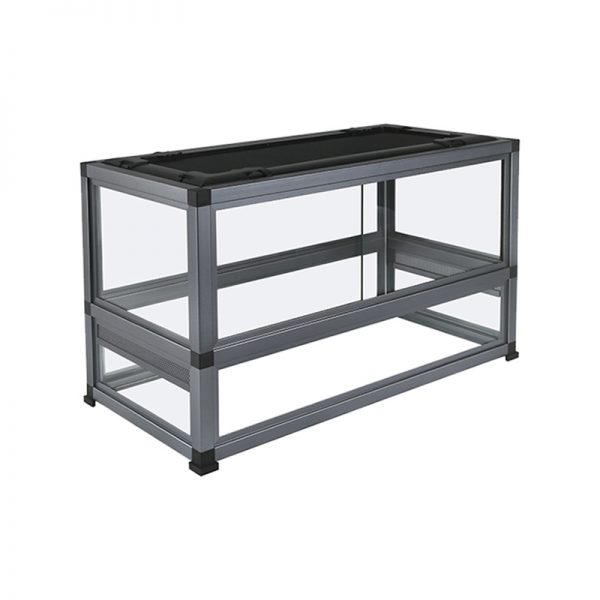 Large reptile terrarium China detachable aluminum alloy frame dismountable tough tank for lizard turtle leopard gecko corn snake - Image 5