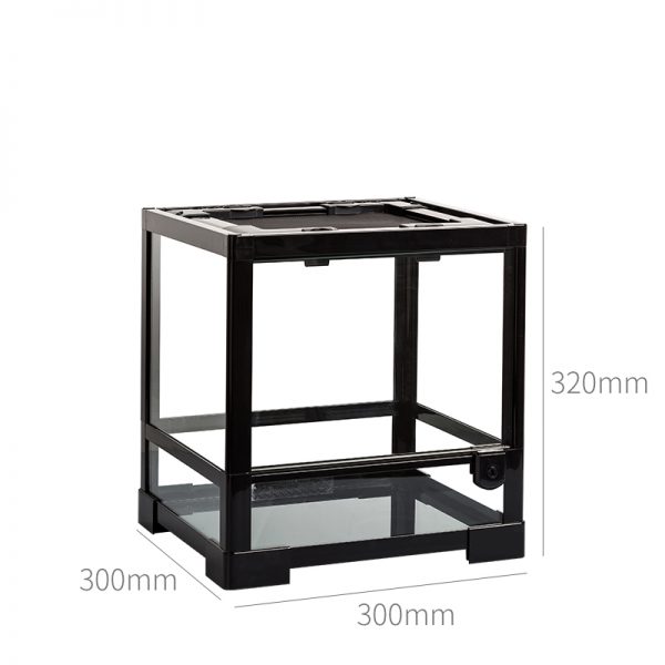 Reptile terrarium factory China detachable reptile habitat turtle tortoise lizard chameleon leopard gecko glass tank dismountable - Image 5