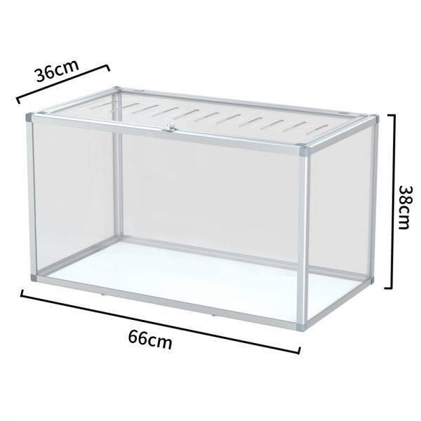 Reptile terrarium knock down dismountable acrylic rearing tank for golden hamster customized rearing box transparent in China - Image 5