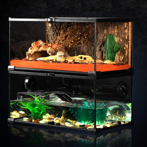 China reptile terrarium factory water proof sliding top cover mesh cover pet box manufacturer lizard snake chameleon pet - Image 5