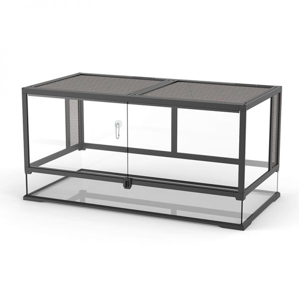 Reptile terrarium manufacturer in China knock-down reptile glass terrarium dismountable reptile habitat detachable reptile tank - Image 5