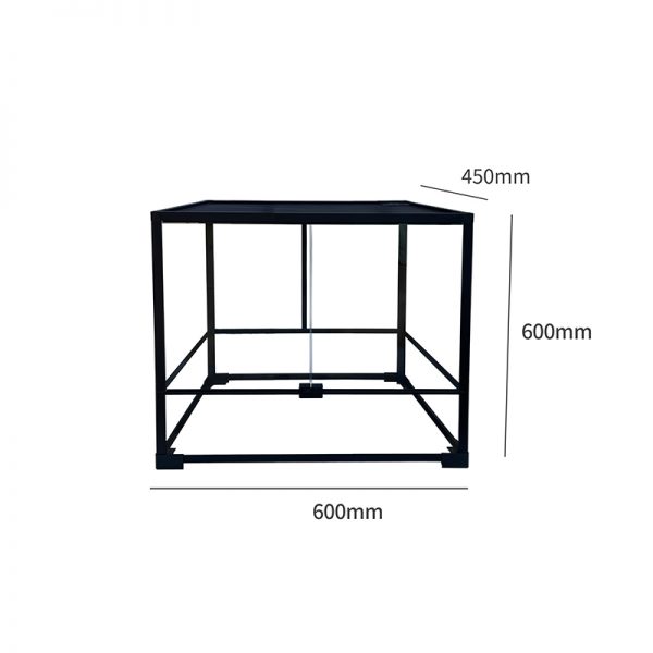 Knock down reptile terrarium collapsible glass rearing tank for chameleon turtle tortoise lizard gecko snake horned frog hamster - Image 6