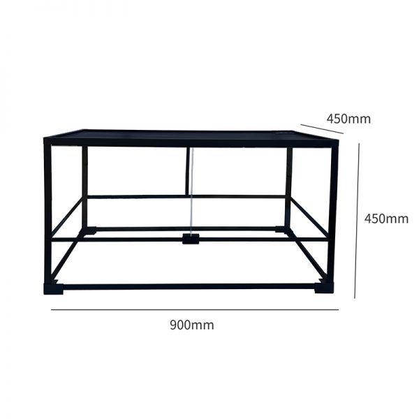 Knock down reptile terrarium collapsible glass rearing tank for chameleon turtle tortoise lizard gecko snake horned frog hamster - Image 7