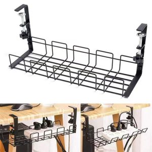 Cable trimmer factory in China Cable organizer manufacturer Storage rack screw fastening Storage shelf desktop wire sorting
