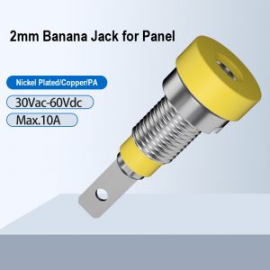 2mm Banana Jack for Panel Mounting Hole Size 6mm Chinese Banana Jack Factory Soldering Wiring Terminal China Banana Jack