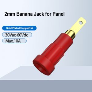 2mm Banana Jack for Panel Mounting Hole Size 5mm Pinch Punch Push Press Soldering Wiring Terminal China Banana Jack 2mm Connector