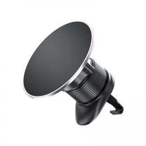 Ultra stable magnetic car phone stand with hook clip China car phone stand for air outlet air vent rotatable magnetic suction bracket